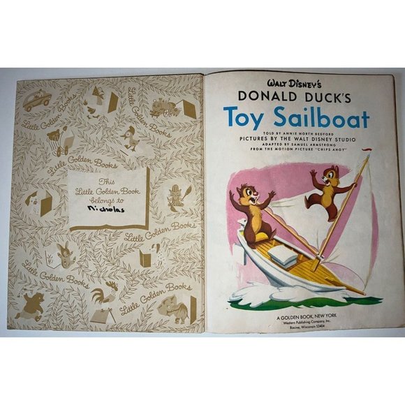 A Little Golden Book - Disney’s Mickey, Donald, Pinocchio & Jungle Book VTG 4 - Picture 5 of 10